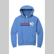 Hard 90 Columbia Blue Cotton Blend Hoodie